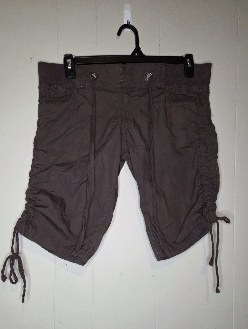 Y2K Fairy Grunge Rue21 Ruched Cargo Womens Shorts Size L